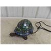 Image 2 : Stained Glass Turtle Lamp - Works 