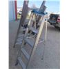 Image 2 : Aluminum Step Ladder (Bent) , 1 Section of