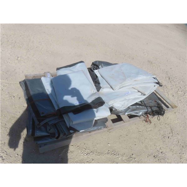 Pallet of: Tarps
