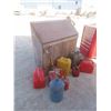 Image 1 : Wood Storage Box with Hinged Top Lid 48'' x 48'' x 