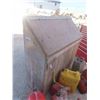 Image 2 : Wood Storage Box with Hinged Top Lid 48'' x 48'' x 