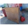 Image 3 : Wood Storage Box with Hinged Top Lid 48'' x 48'' x 