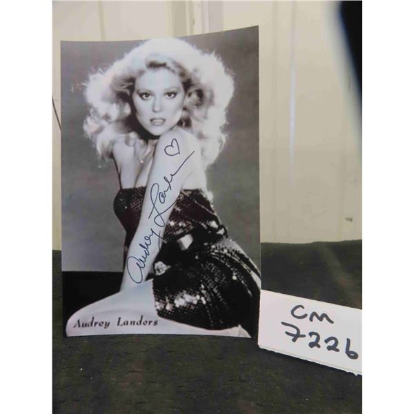 Signed Audrey Landers 4'' x 6'' Photo 