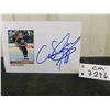 Image 1 : Signed Craig Simpson Index Card 