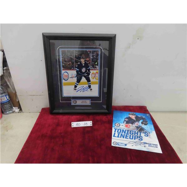 Winnipeg Jets Jacob Trouba Autographed Framed 