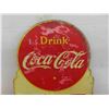Image 3 : Antique Coca Cola Double Sided Sign 11'' x 16'' 