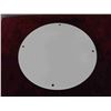 Image 2 : White Rose Gas/Oil Round Porcelain Sign , Minty