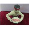 Image 3 : Coca Cola Cast Iron Bell Hop Man with Coke Tray/