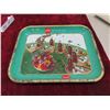 Image 3 : Coca Cola Lot : 1957 Coke Tray, Brass Wall 