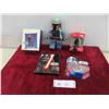 Image 1 : Star Wars Lot: Boba Fett Lego Clock and Hot Wheels