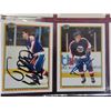 Image 8 : Vintage 1990 Bowman Winnipeg Jets Autographed 