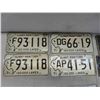 Image 2 : Vintage Manitoba License Plates 