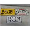 Image 3 : Vintage Manitoba License Plates 