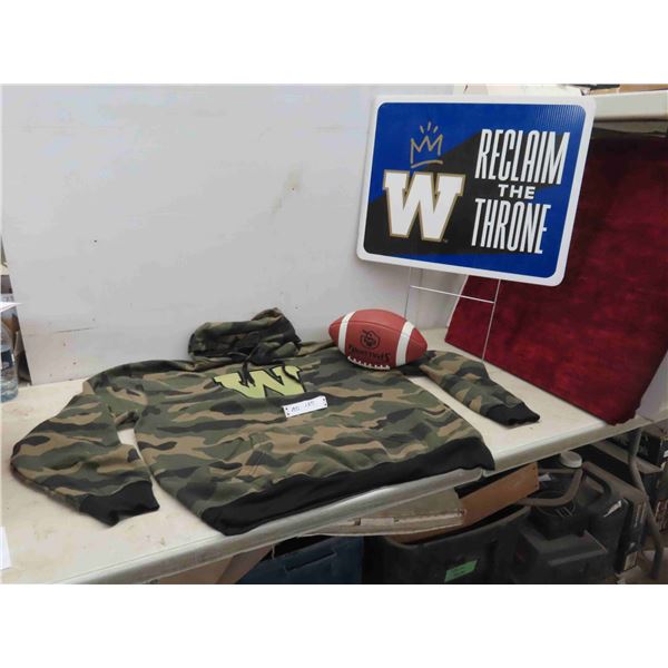 Winnipeg Blue Bombers: CFL Official Jav Leather 