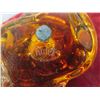 Image 3 : Vintage Amber Chalet Glass Centerpiece Bowl, Signed