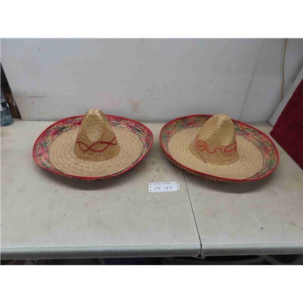 2 Sombrero Hats 