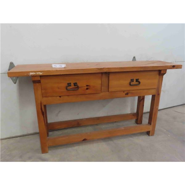 Western Sofa Table 53'' x 12'' x 27 1/2'' H 