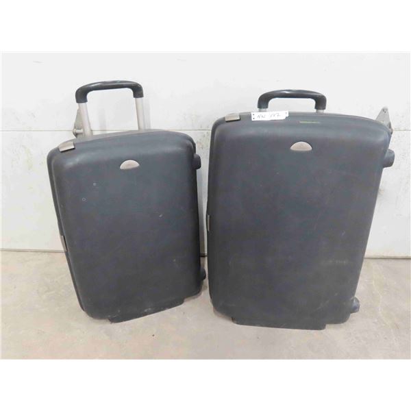 2pcs Hard Samsonite Luggage , Pass Code 115