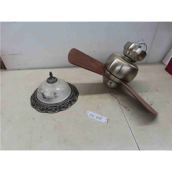 Ceiling Fan with 3 Blades 9'' , Ceiling Fixture 
