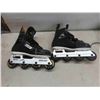 Image 3 : 2 Pairs of Roller Blades No Size Listed, Hockey 