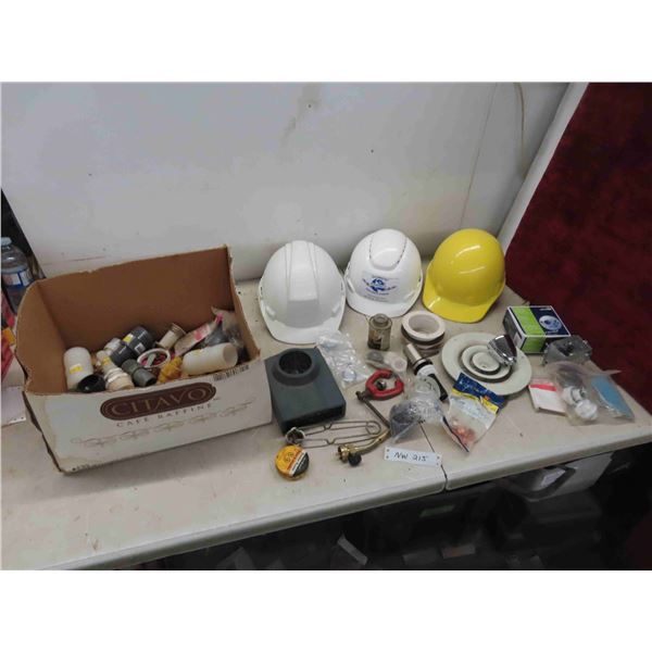 3 Hard Hats , Plumbing/Electrical Supplies, 