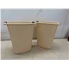 Image 2 : Office Trash Cans 11 Litre / 3 Gallon Matching Pair by