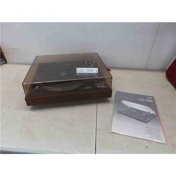 Dual CS506 Turntable with Newer Cartridge &