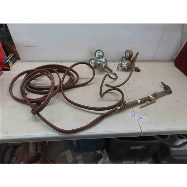 Acetylene Gauges, Hose & Torch 