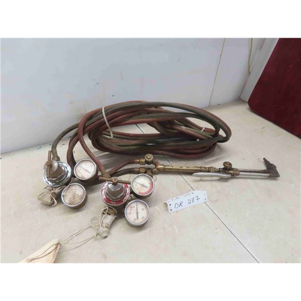 Acetylene Gauges, Hose & Torch 