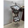 Image 2 : Chrome 1/2 Body Female Mannequin 