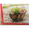 Image 3 : New 2 Half Barrel Plastic Planters 