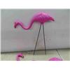 Image 2 : New 6 Pink Flamingos with Stakes 14'' Tall 