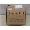 Image 1 : New 100ft LED Outdoor String Lights 