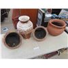 Image 1 : 4 Terracota Pots 