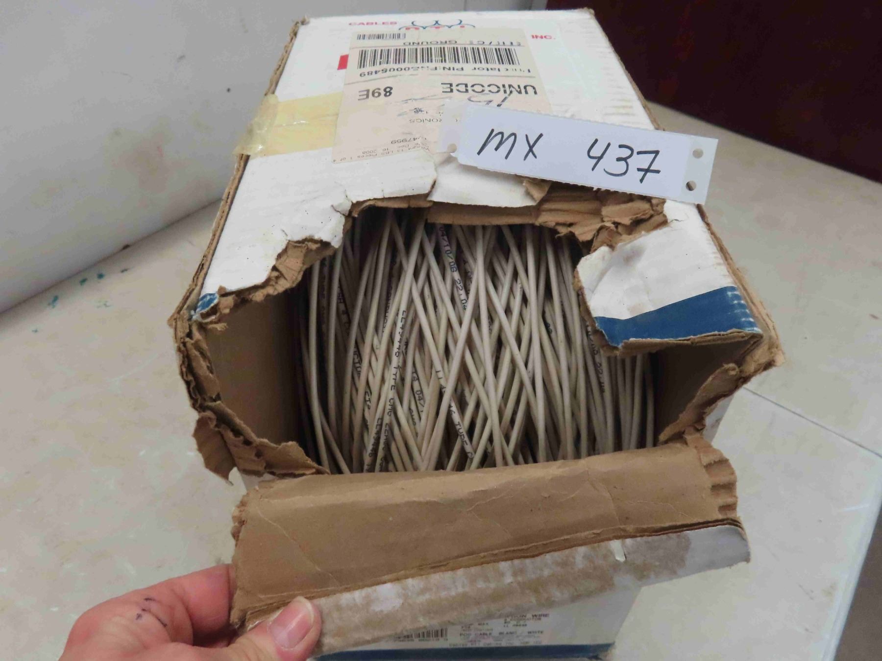 Box of PCC Cable / Station Wire - McSherry Auction Service Ltd.
