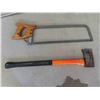 Image 3 : Electric Hedge Hog, Axe, Sprinkler, Butcher  Saw 