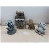 Image 1 : Garden Décor 4pcs Tallest 14'' 