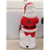 Image 2 : TPI Santa with Reindeer Blow Mold Approx 40'' 
