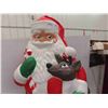 Image 4 : TPI Santa with Reindeer Blow Mold Approx 40'' 