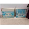 Image 1 : 2 Framed Art Deco Wall Art 20'' x 16'' 
