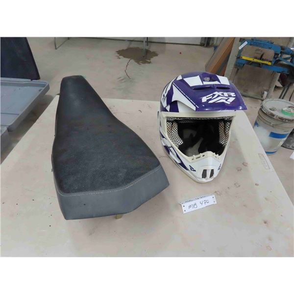 Motorcycle Seat , FXR Helmet Size Large 