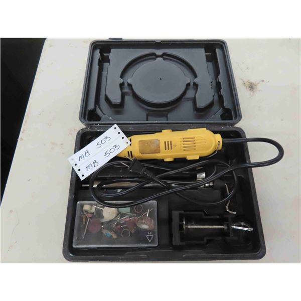 Rotary Power Tool with Accessories - Case Latch 