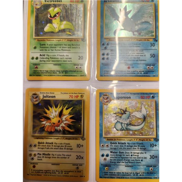 6 Holo Pokemon Cards : Nidoqueen, Victreebel
