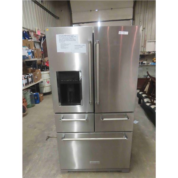 Kitchen Aid Model KRMF706ESS French Door Refrigerator 