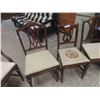 Image 3 : 5 Antique Dining Room Chairs (4) Matching 