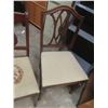 Image 4 : 5 Antique Dining Room Chairs (4) Matching 