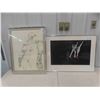 Image 1 : Framed Sketching Hand Signed, Framed Print 
