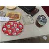 Image 2 : Ashtrays, Serving Trays, Tins, Brass Covered