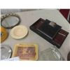 Image 3 : Ashtrays, Serving Trays, Tins, Brass Covered