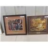 Image 1 : 2 Framed Prints 'Marathon' with Hand Signatues 